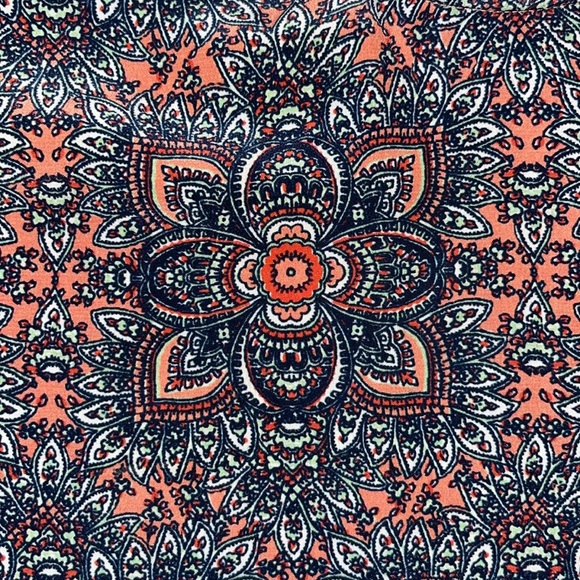 Joie Silk Colorful Mandala Scoop Neck Silk Tank Top - Picture 3 of 7